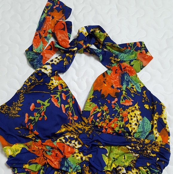 Long Haltered Dress - Picture 2 of 3